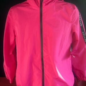 Spyder Women’s Jacket Medium Pink Full Zip Lightweight Windbreaker NWT $99